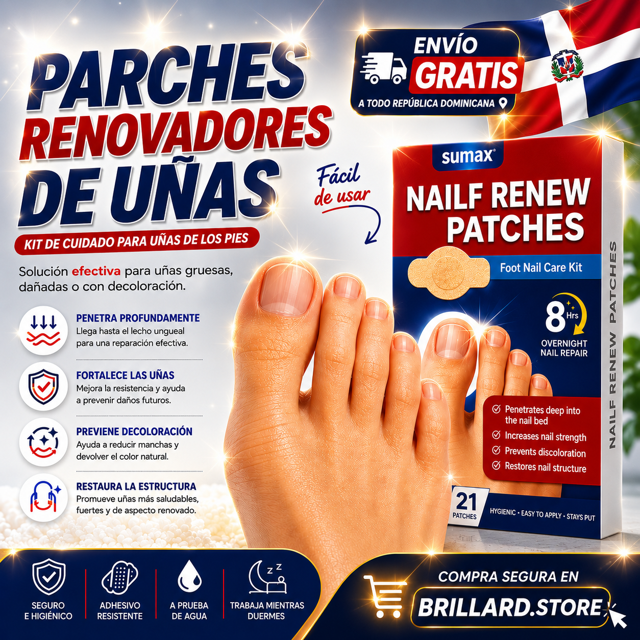 🔹 ✨ Parches Renovadores para Uñas | Reparación Profunda Mientras Duermes 🌙