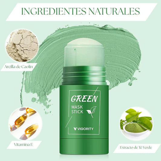 🌿 Green Detox Mask™ – Limpieza profunda, piel suave y libre de impurezas