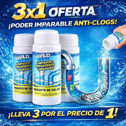 🌀 WILD TORNADO 🌀 Limpia Desagües al Instante | ¡3x1 OFERTA IMPERDIBLE! 💥