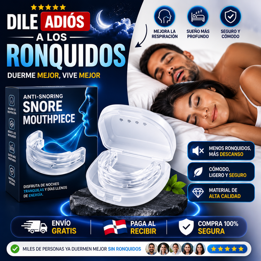 Snore Mouthpiece™ | La Boquilla Antirronquidos que Te Ayuda a Dormir Mejor