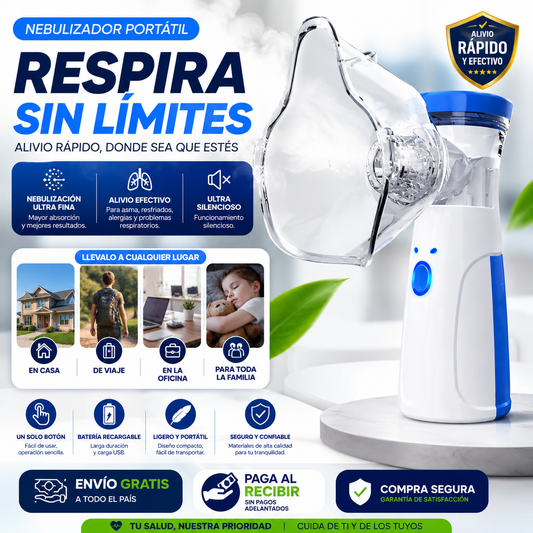 💨 Nebulizador Portátil Recargable