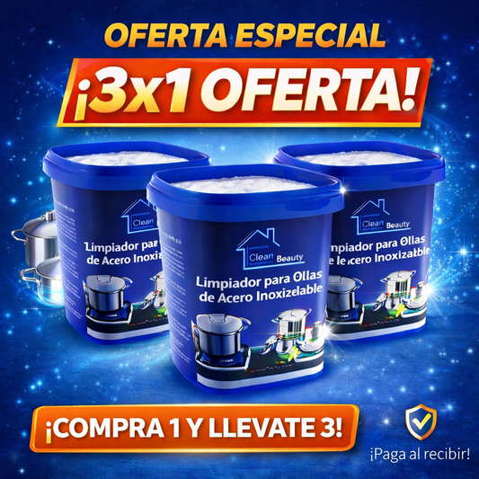Clean Beauty 🧼✨ OFERTA 3x1 – Ollas como Nuevas sin Esfuerzo