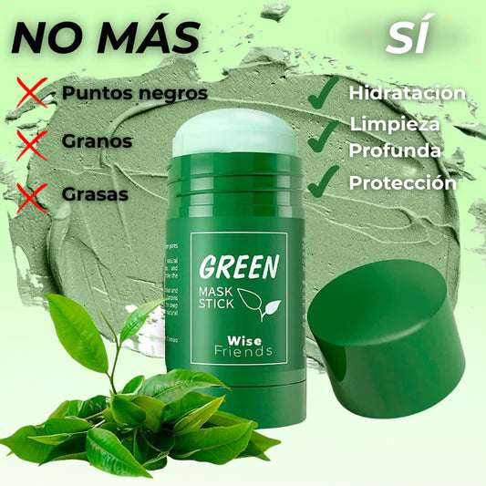 🌿 Green Detox Mask™ – Limpieza profunda, piel suave y libre de impurezas