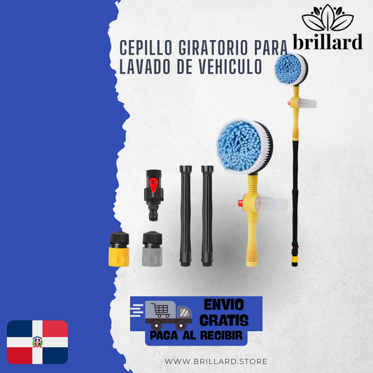 🚗 PowerBrush Pro – Cepillo Giratorio para Lavado de Vehículos